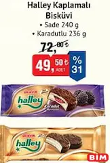 ÜLKER HALLEY KAPLAMALI BİSKÜVİ